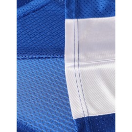 Men's V-Neck Short Sleeve Breathable American Jersey, 