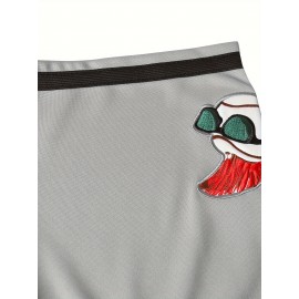 1pc Cleveland Sports Men's Baseball Jersey - V-Neck Loose Fit Polyester Knit Top with VAUGHN 99 Design, Red & Blue Accents, All-Season Casual & Festive Wear for Baseball, Parties, Outdoor Activities, Sports Apparel, Sporty Vneck Style, Detailing