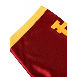 1pc Bel-Air Academy Men'S Football Jersey - All-Stitched Embroidery, V-Neck, Loose Fit, Breathable Polyester, Sports Style for Casual, Team Sports, Outdoor Activities - Versatile for All Seasons