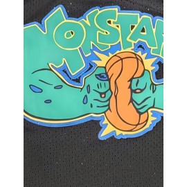 Men's #0 Embroidered Basketball Jersey - Breathable & Stretchy Sleeveless Sports Uniform for Training, Competition & Parties